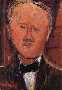 Amedeo Modigliani Portrait de Monsieur cheron oil painting